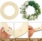 20PCS 10 Inch Wooden Wreath Frame, 2.5mm Thickness Wood Wreath Rings for Crafting, Unfinished Wooden Wreath Frame for DIY Beautiful Floral Arrangements, Home Decor, Christmas and Easter Crafts